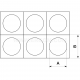 Self-adhesive markers, ZS D 10 type