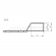 Tubular cable lugs for 2 bolts, KDM...2X type