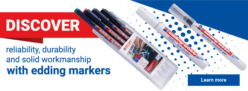 Edding markers available at Ergom