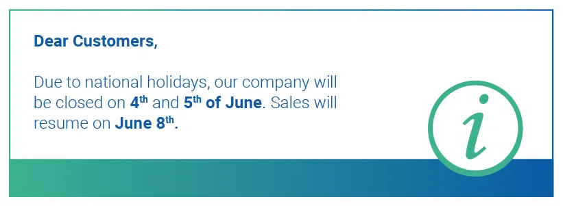 Operational interruption - June 2026