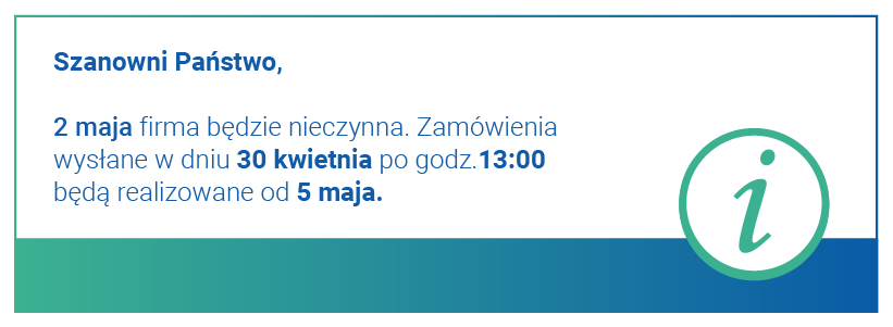 Przerwa w funkcjonowaniu - majówka 2025