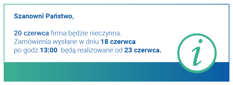 Przerwa pracy na 20 czerwca 2025