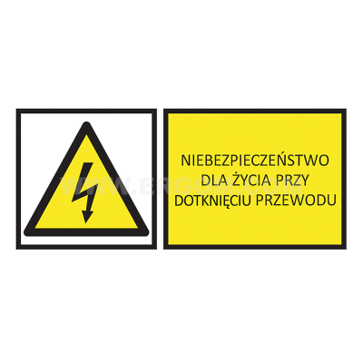 TZO - NIEBEZPIECZEŃSTWO DLA ŻYCIA PRZY DOTKNIĘCIU PRZEWODU