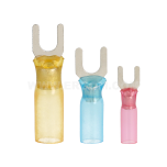 Końcówki kablowe widełkowe w izolacji termokurczliwej typu KWIT