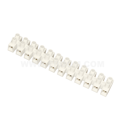 12-way screw terminal strips for 6 mm² wires, ELP type
