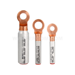 Aluminium-copper longitudinally sealed tubular cable lugs, KCA type