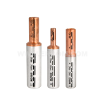 Aluminium-copper tubular cable connectors for sector-shaped conductors, LMANS type