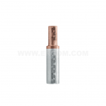 Aluminium-copper tubular cable connectors for sector-shaped conductors, LMANS type