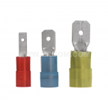 Insulated male push-on connectors, WI type
