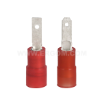 Insulated male push-on connectors, WI type