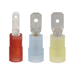 Insulated male push-on connectors, WI type