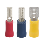 Insulated push-on female connectors, NI...PCV type