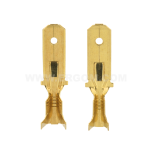 Male push-on connectors with spring protection WZJ...NC type