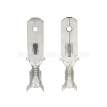 Male push-on connectors with spring protection WZJ type