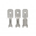 Male push on connectors, WR type