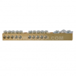 Protection clamp, MZO 10x10/35 type, mounted directly to the base