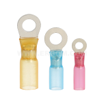 Ring terminals in heat-shrink insulation, KOIT type
