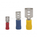 Insulated push-on female connectors, NI...PCV