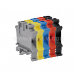 Single-circuit connector, ZJU2-6 type: for 6 mm² wires   800V