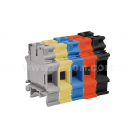 Single-circuit connector, ZJU2-16 type: for 16 mm² wires   800V