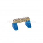 Protection clamp, MZO-P 4x4/2x10 type, mounted to the base through insulation element