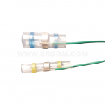 Heat shrink connectors with tin and ground wire, ZIT PR type