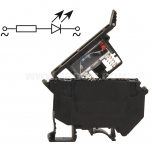 Special single-circuit fuse connector, ZJUB-4/LED230 type: for 4 mm² wires