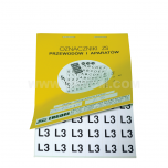 Self-adhesive markers, ZS 15 x 15 type