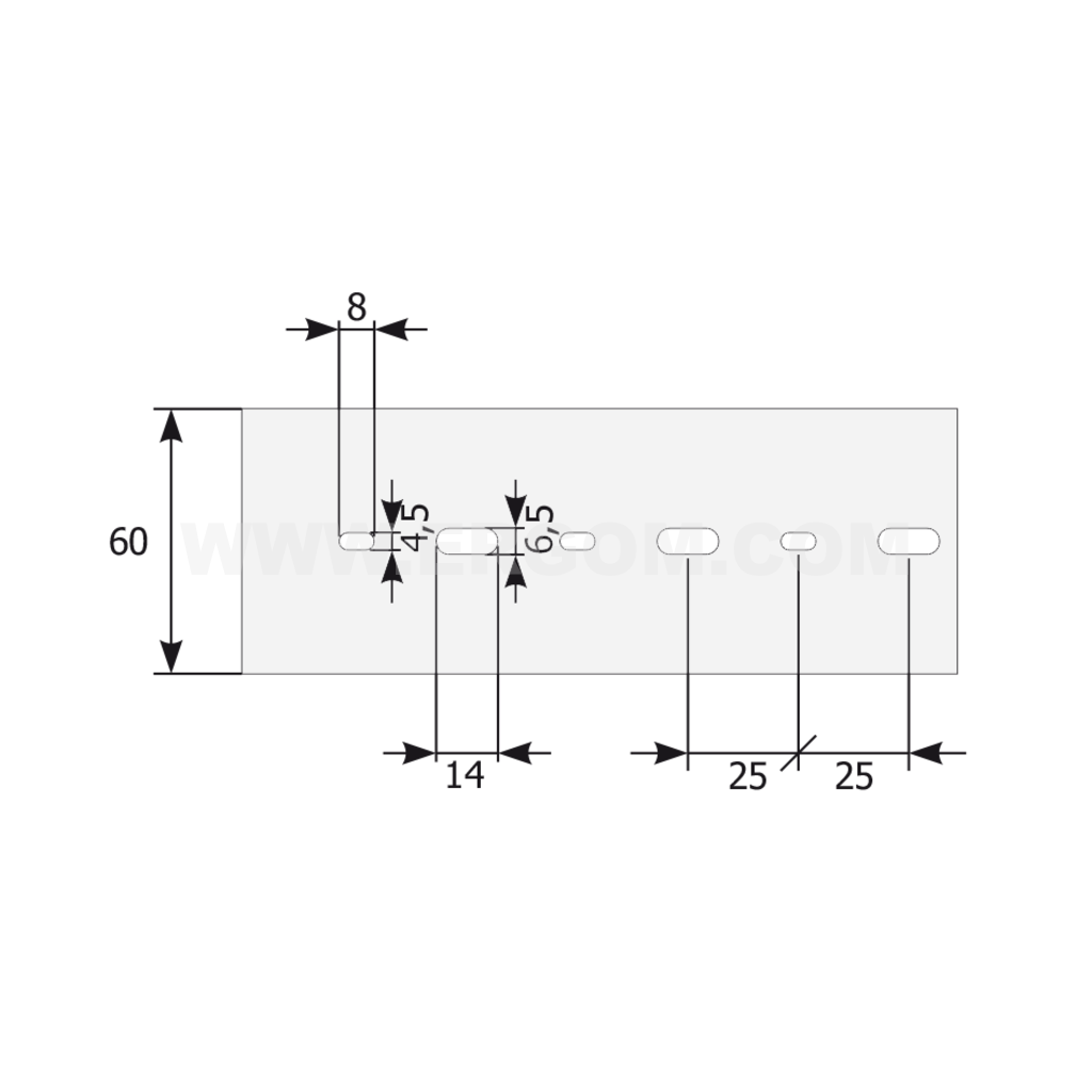 Slotted trunking, KOPD type