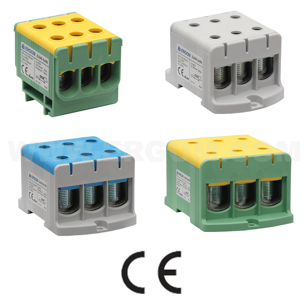 Złączki 3-torowe ZJUN-3x 750V