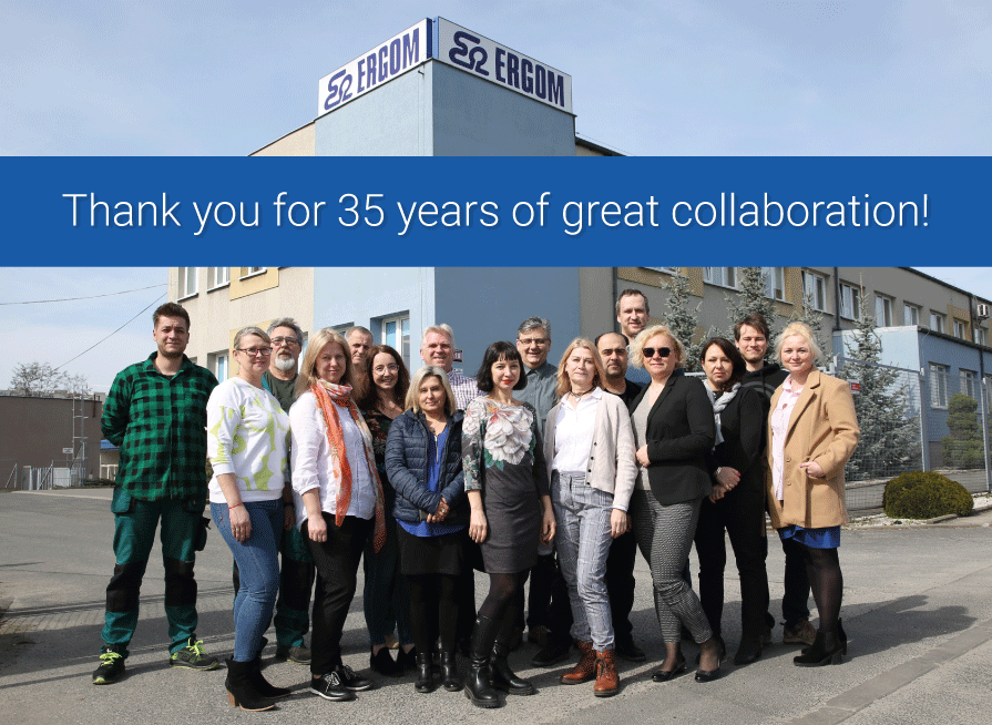 It's been 35 years that we have been with you